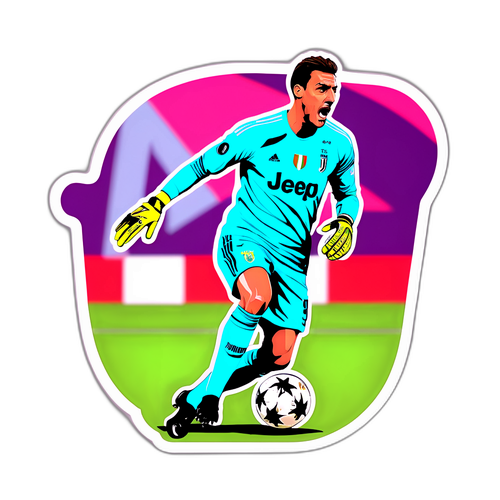 유벤투스 골키퍼의 대표적인 세이브 순간 스티커