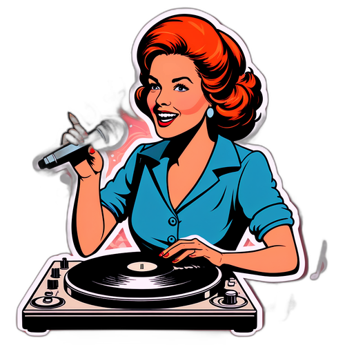 Marianne Mendt im Retro-Stil