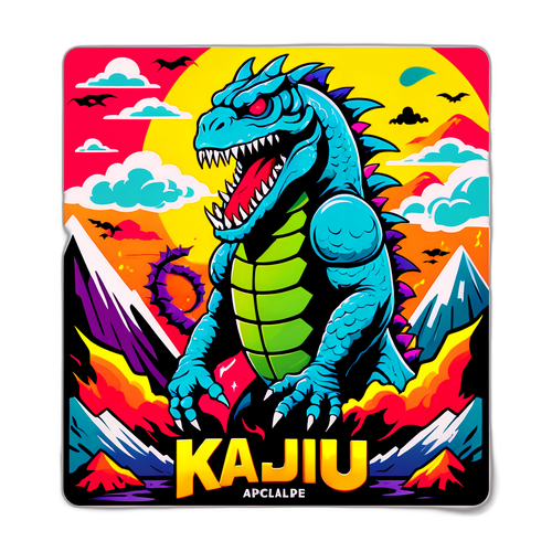 Яскравий постер для Kaiju 8