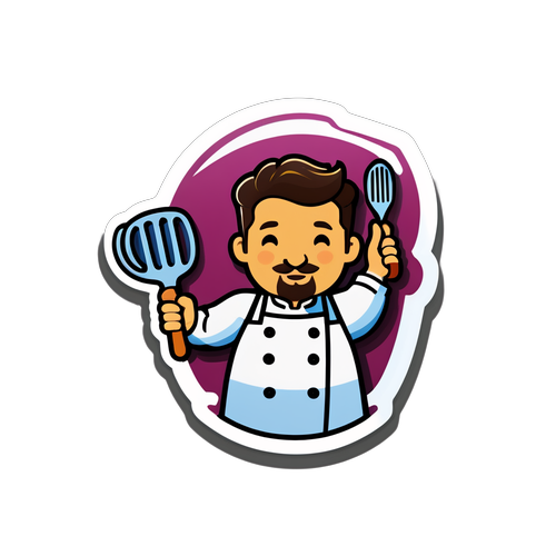 Découvrez Cyril Lignac : Le Chef Qui Réveille Votre Passion Culinaires avec Son Sticker Incontournable!