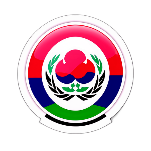 축구 경기의 팀 색상과 로고