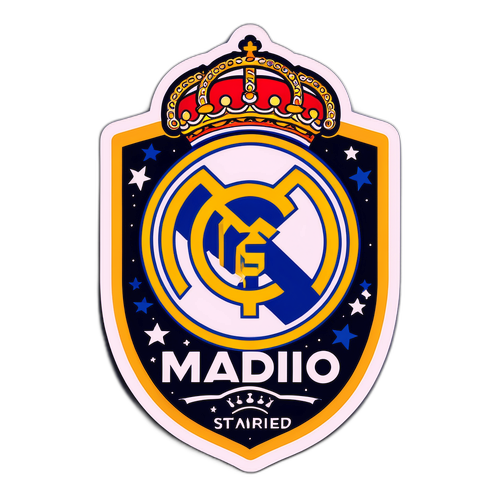 Návrh samolepky s motivy Real Madrid
