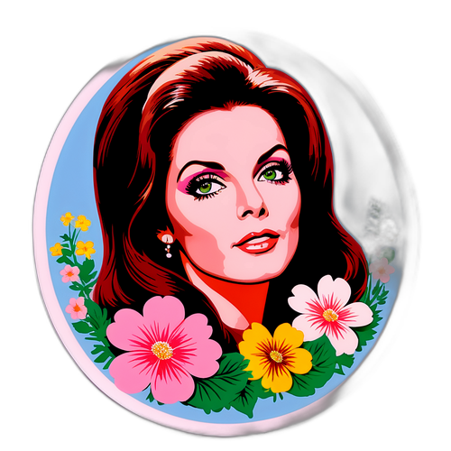 Romantisches Porträt von Priscilla Presley in den 1970er Jahren