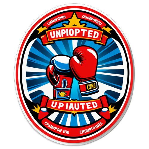 Stiker Bertema Aksi 'Undisputed 4'