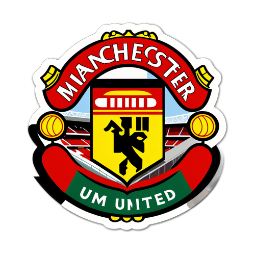 Sticker ya Uwanja wa Old Trafford