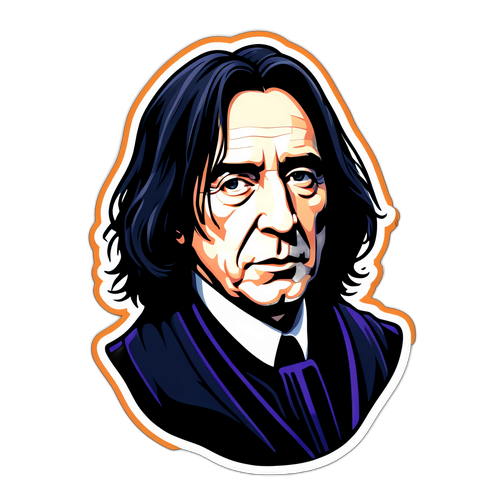 Kunstnerisk hyldest til Alan Rickman som Severus Snape