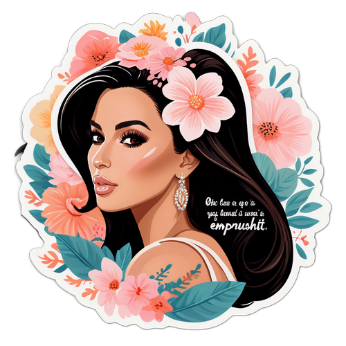 किम कार्दशियन का प्रोफ़ाइल स्टिकर