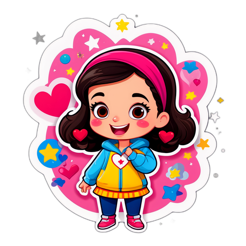 סטיקר כיף של עדי הימלבלוי כקריקטורה