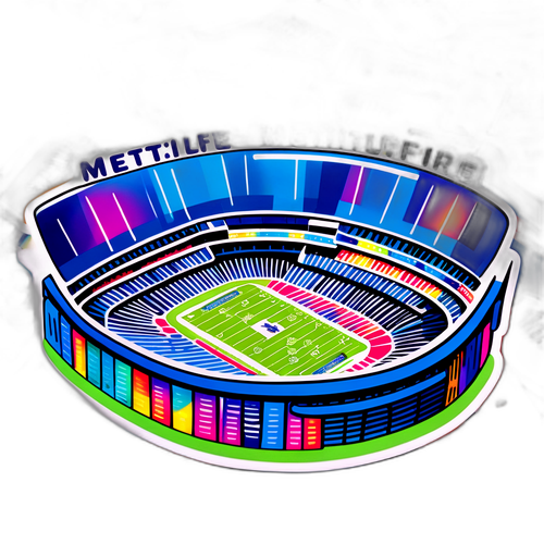 MetLife Stadion med Entusiastiske Fans