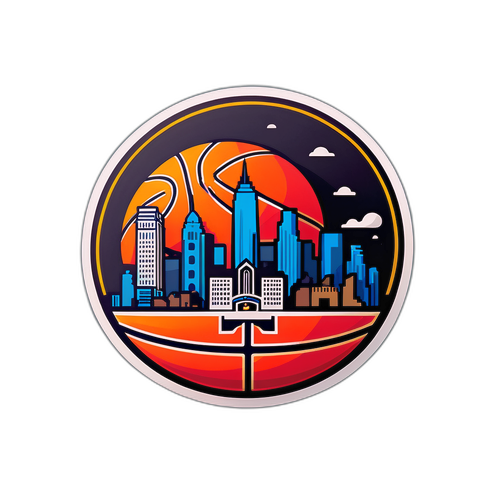 Kichwa cha Sticker wa Mpira wa Kikapu wa NBA