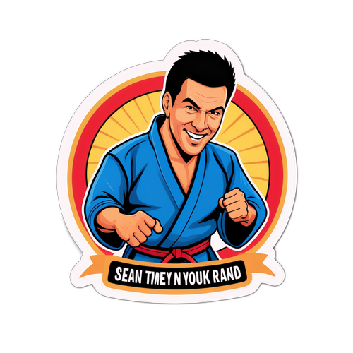 Autocollant humoristique de Sean Strickland