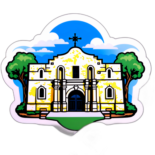 Sticker ng Spurs sa Alamo