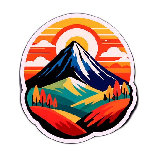 Design Gráfico do Tema da Colina