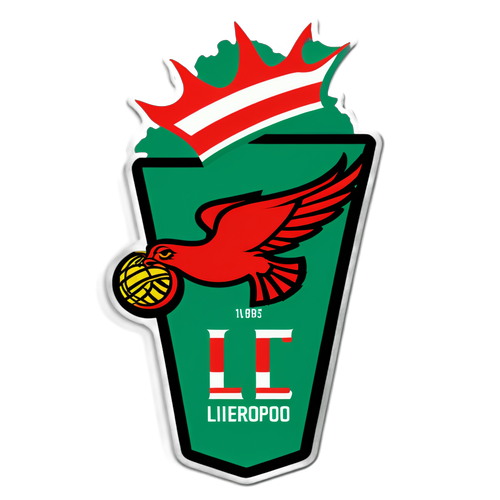 Minimalist sticker av Liverpool FCs berømte anthem