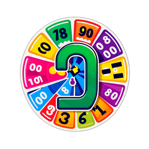 Un design coloré inspiré des résultats de loterie