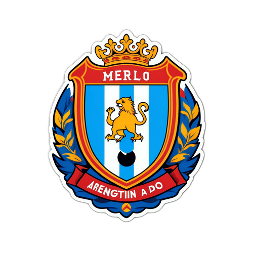 Sticker Vintage de Argentino de Merlo