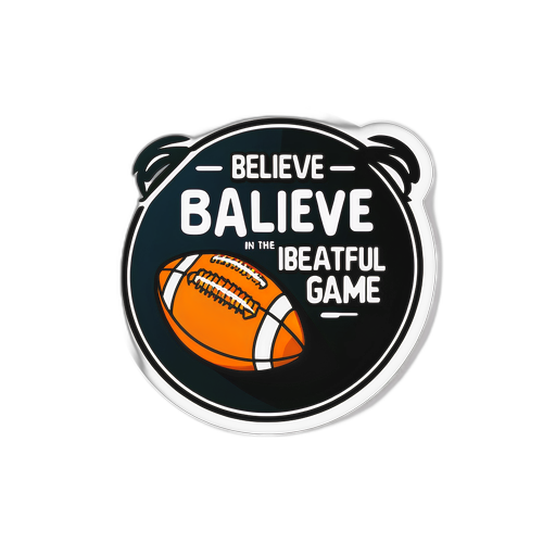 Motiverende klistremerke med fotballtema