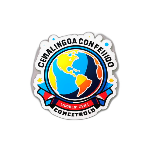 สติกเกอร์ที่แสดงถึงบรรยากาศอันน่าตื่นเต้นของการแข่งขันฟุตบอลทั่วโลก