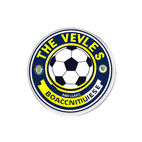 Sticker de Boca y Vélez con balón y frase '¡El clásico continúa!'