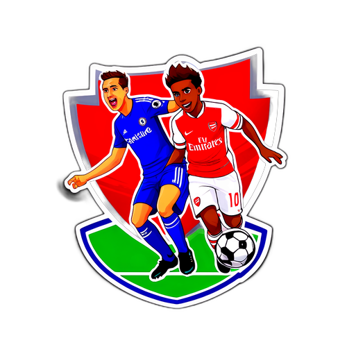 Sticker năng động cho trận Arsenal vs Chelsea