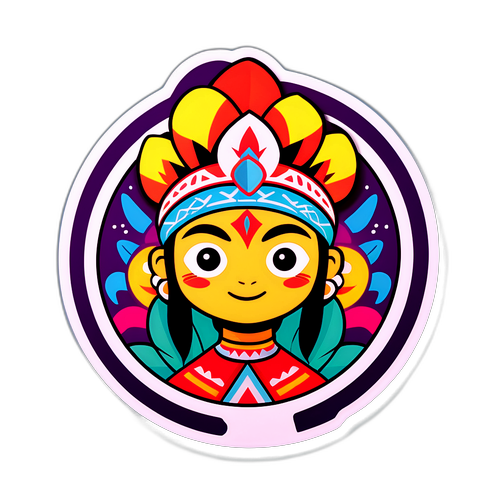 Стикер з мотивами культури Fastiv