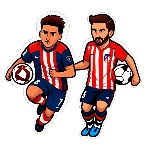 Sticker trận đấu hấp dẫn giữa Sparta và Atlético Madrid