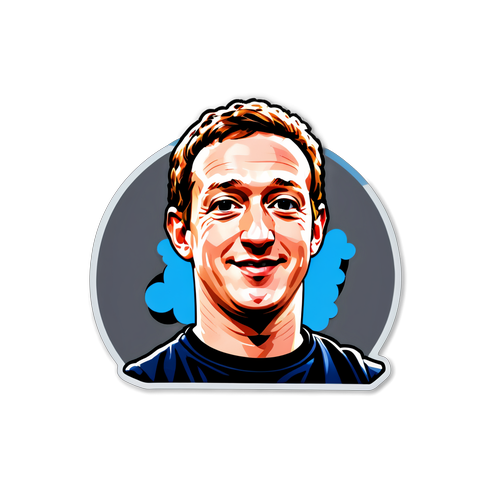 Mark Zuckerberg Aufkleber