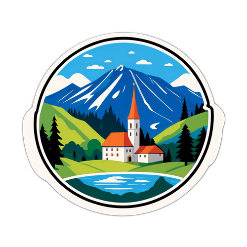Hallein Sehenswürdigkeiten Aufkleber