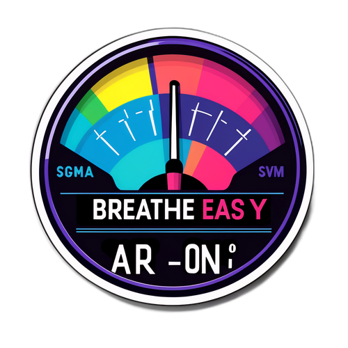 Meter Kualiti Udara Berwarna-warni: Breathe Easy!