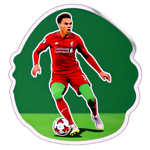 Sticker Trent Alexander-Arnold dalam Aksi