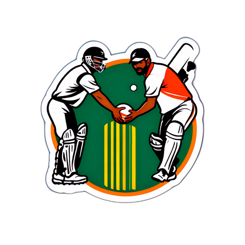 Mga Manlalaro ng Kriket: Pakikitungo ng New Zealand at India