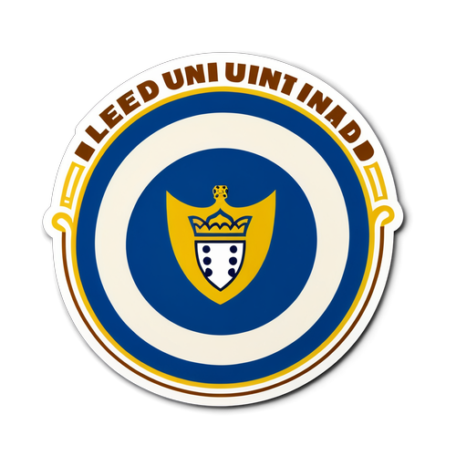 Vintage Leeds United Emblem Sticker