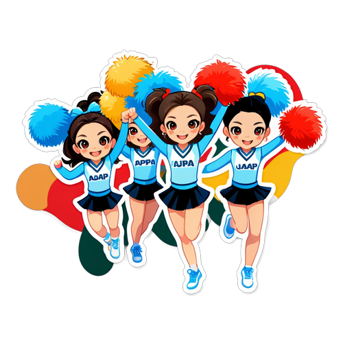 Sticker ng Cheer Dance para sa UAAP 2024