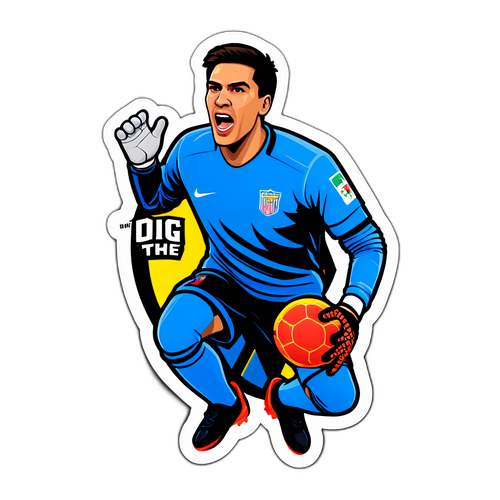 Desain Stiker Kiper Enerjik
