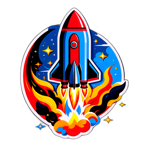 Стилізоване зображення ракети "Кинджал"