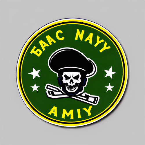 Army-Navy Game Athletic Sticker