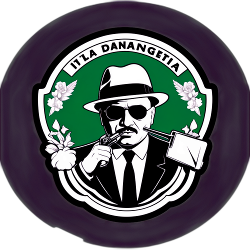 Стильний наліпка про 'Ндрангету