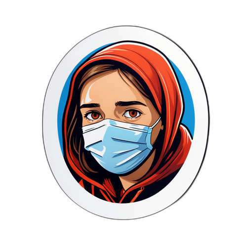 Een sticker die de pijn van het verdwijnen van jonge mensen uit Aisne weergeeft, met hoopvolle beelden.