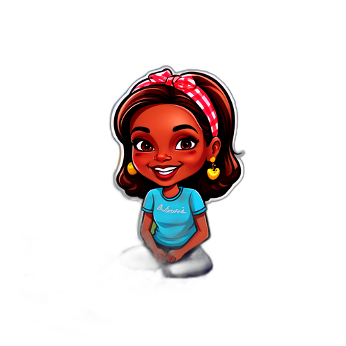 Caricatură a Adrianei Smith la picnic