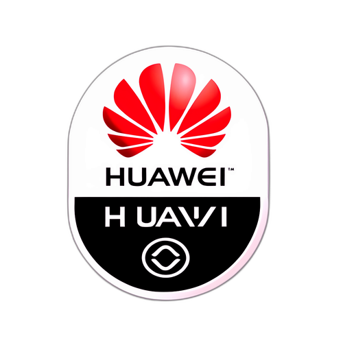 华为商标与折扣标签的结合