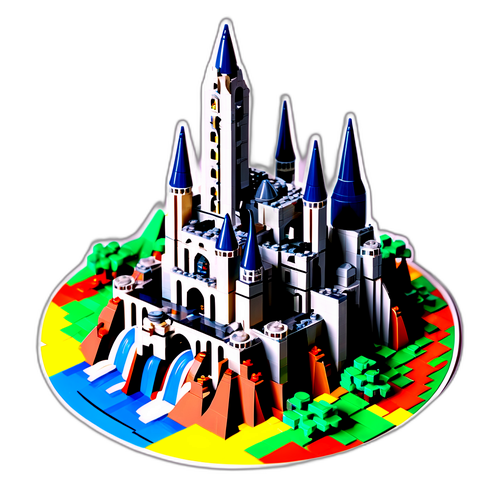 LEGO-Modell von Minas Tirith