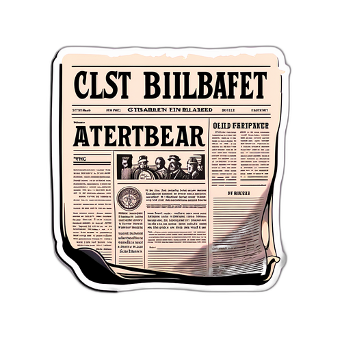Vintage Aftenbladet Klistremerke
