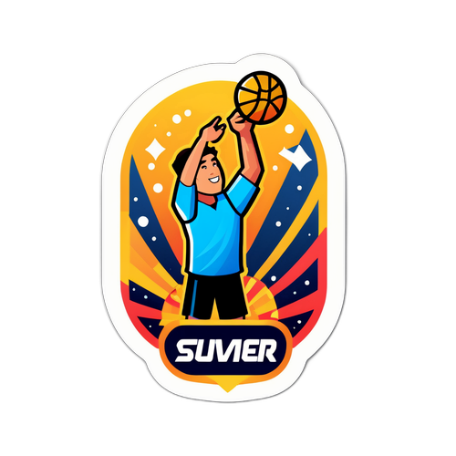 สติกเกอร์นักกีฬาในช่วงทำคะแนน