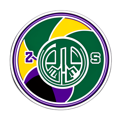 波士頓塞爾特人與洛杉磯湖人的粉絲貼紙