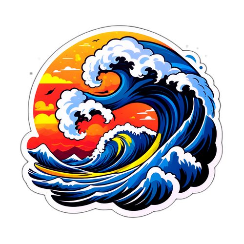 Hurricane Humberto Sticker