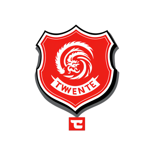 Trots op FC Twente: Levensgrote Sticker in Felle Kleuren