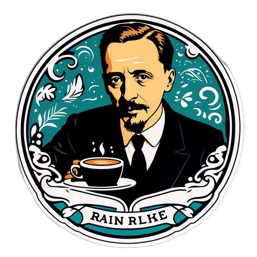 Rainer Maria Rilke im Café