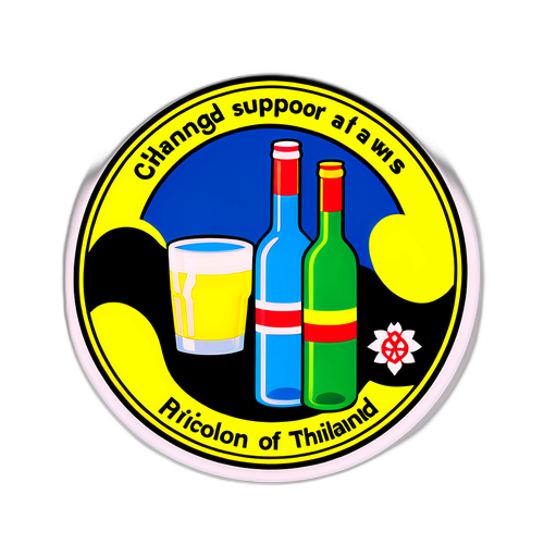 สัญลักษณ์สนับสนุนการเปลี่ยนแปลงกฎหมายห้ามแอลกอฮอล์ในประเทศไทย