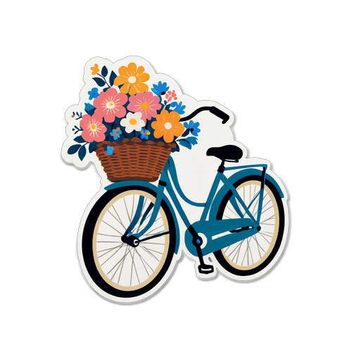 Unlock the Charm of Nostalgia: Discover the Vintage Bicycle Blossoming with Flowers!