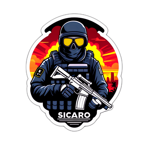 Sicario Életmód Matrica